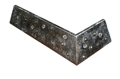 Cornice camino in ottone